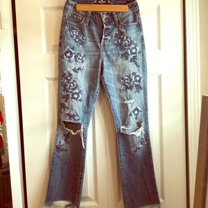 Hollister, vintage high rise jeans, never worn